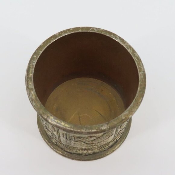 VTG Arizona Silver Tone Metal Shot Glass Souvenir Cup AZ State Travel Retro - Picture 5 of 9